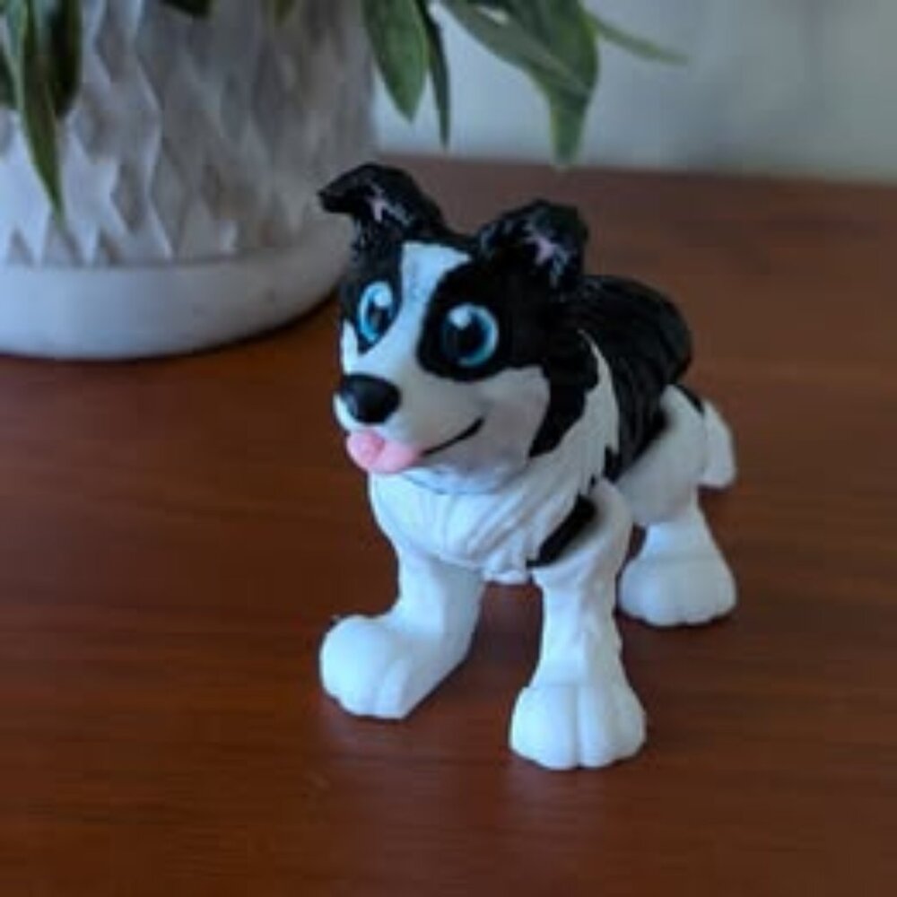 Camden the 3D Printed Articulating Collie Toy